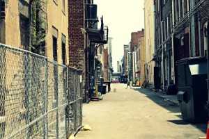 Alleyway in the City of Savannah